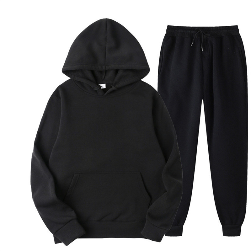 Winter Clothing For Men - Men's Hooded Sweatshirts 2 pieces Hoodie+Pants