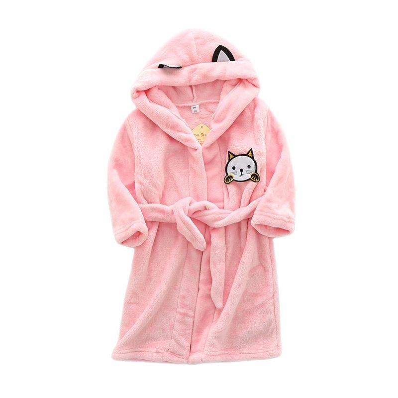Kids Cartoon Cat Robes New Win - Winter Clothing For Baby Girl review and price