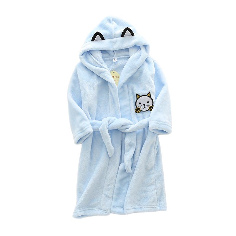 Kids Cartoon Cat Robes New Win - Winter Clothing For Baby Girl review and price