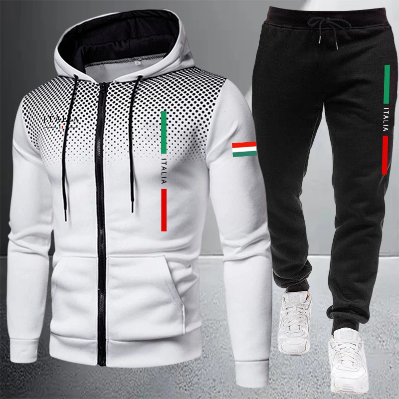 Men's Tracksuit Casual Zip Hoo - Winter Clothing Gear review and price