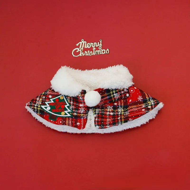 Cat Christmas Cloak Pet New Ye - Winter Clothing For Dogs review and price
