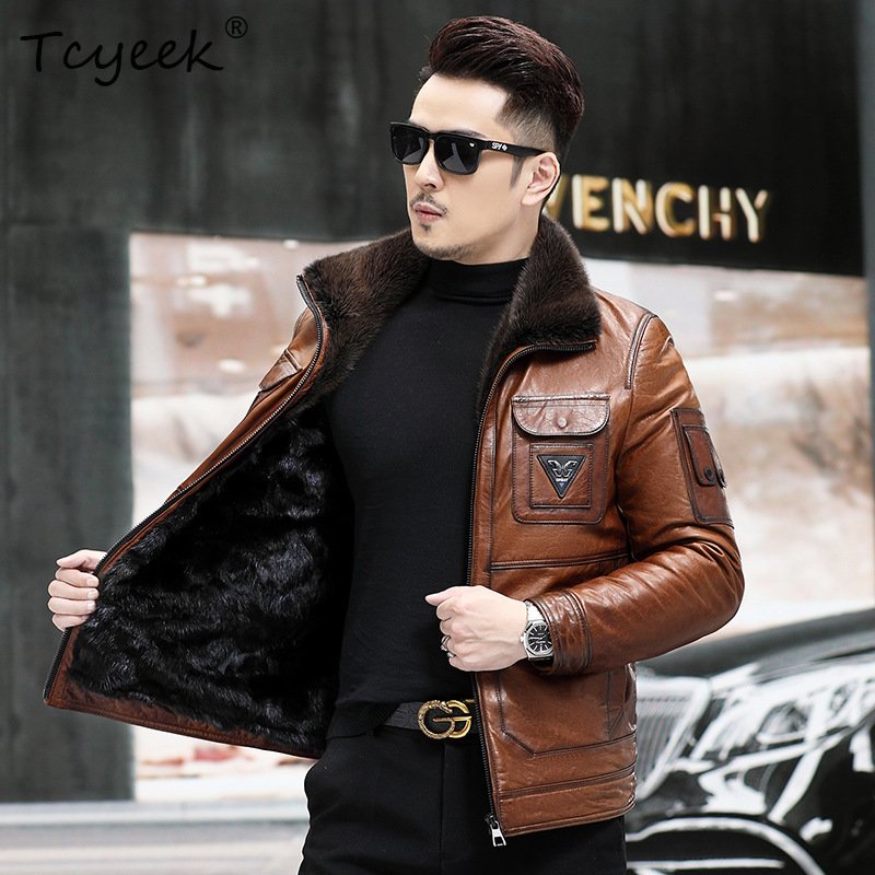 Tcyeek Top Layer Sheepskin Rea - Warm Winter Clothing review and price