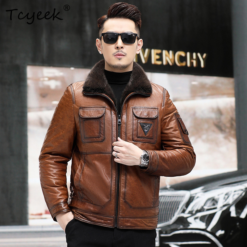 Tcyeek Top Layer Sheepskin Rea - Warm Winter Clothing review and price