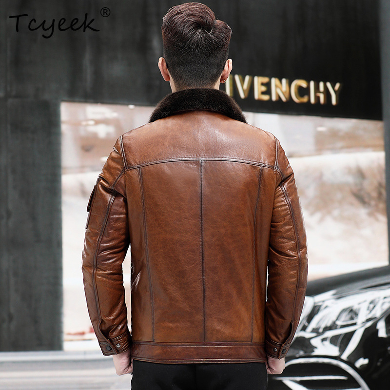 Tcyeek Top Layer Sheepskin Rea - Warm Winter Clothing review and price