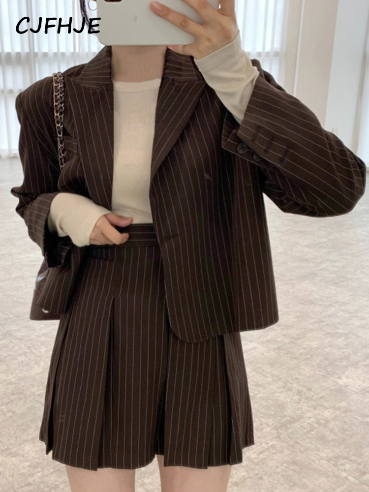 CJFHJE Fashion Stripe Blazer W - Winter Clothing Gear review and price