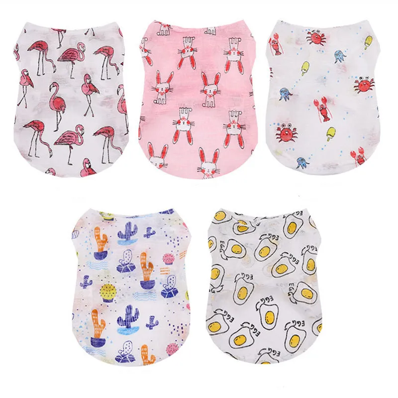 5 Colors Summer Lovely Cartoon - Winter Clothing For Dogs review and price