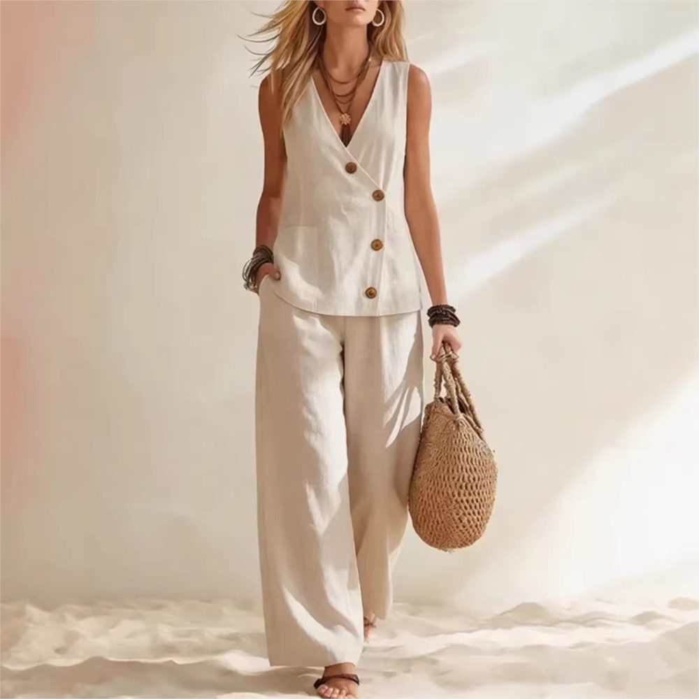 Fashion Deep V-neck Sleeveless - Winter Clothing Sale review and price