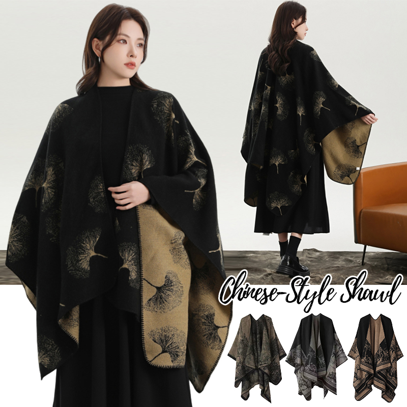 Printed Knitted Shawl for Wome - Winter Clothing Gift Ideas review and price
