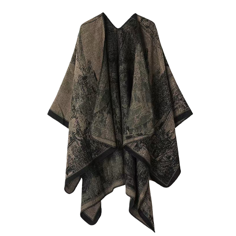 Printed Knitted Shawl for Wome - Winter Clothing Gift Ideas review and price