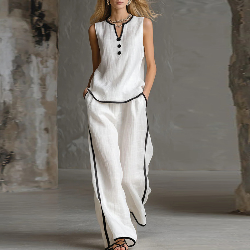 Summer Contrast 2 Piece Sets W - Winter Clothing Sale review and price