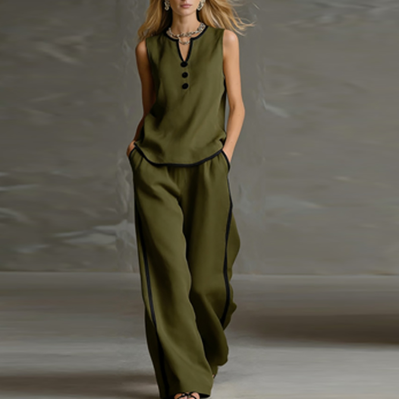 Summer Contrast 2 Piece Sets W - Winter Clothing Sale review and price
