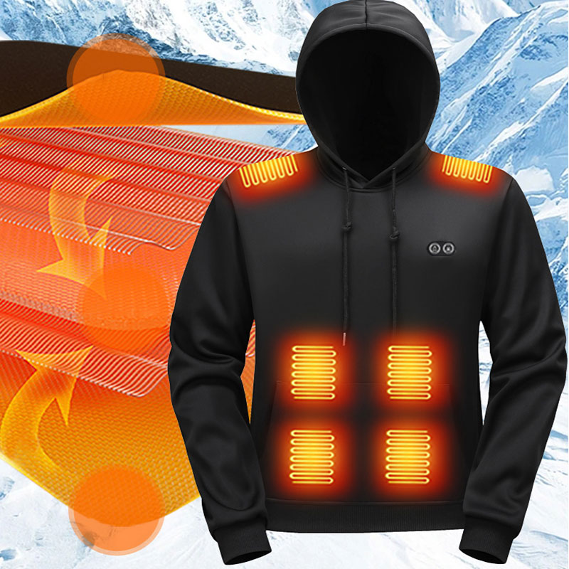 17 Zone Heating Hoodie Sweatsh - Warm Winter Clothing review and price