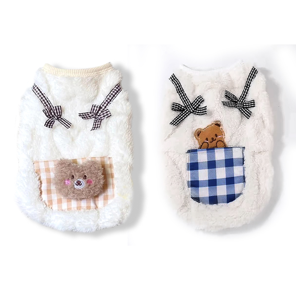 Cute Cat Dog Clothes Winter Pl - Winter Clothing For Dogs review and price