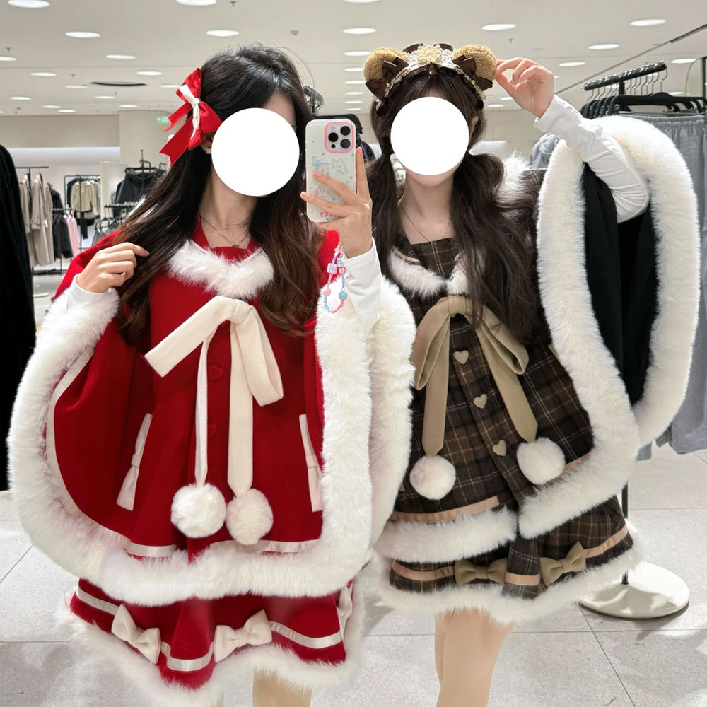 Sweet Japanese Cute Skirt Sets - Winter Clothing Types review and price