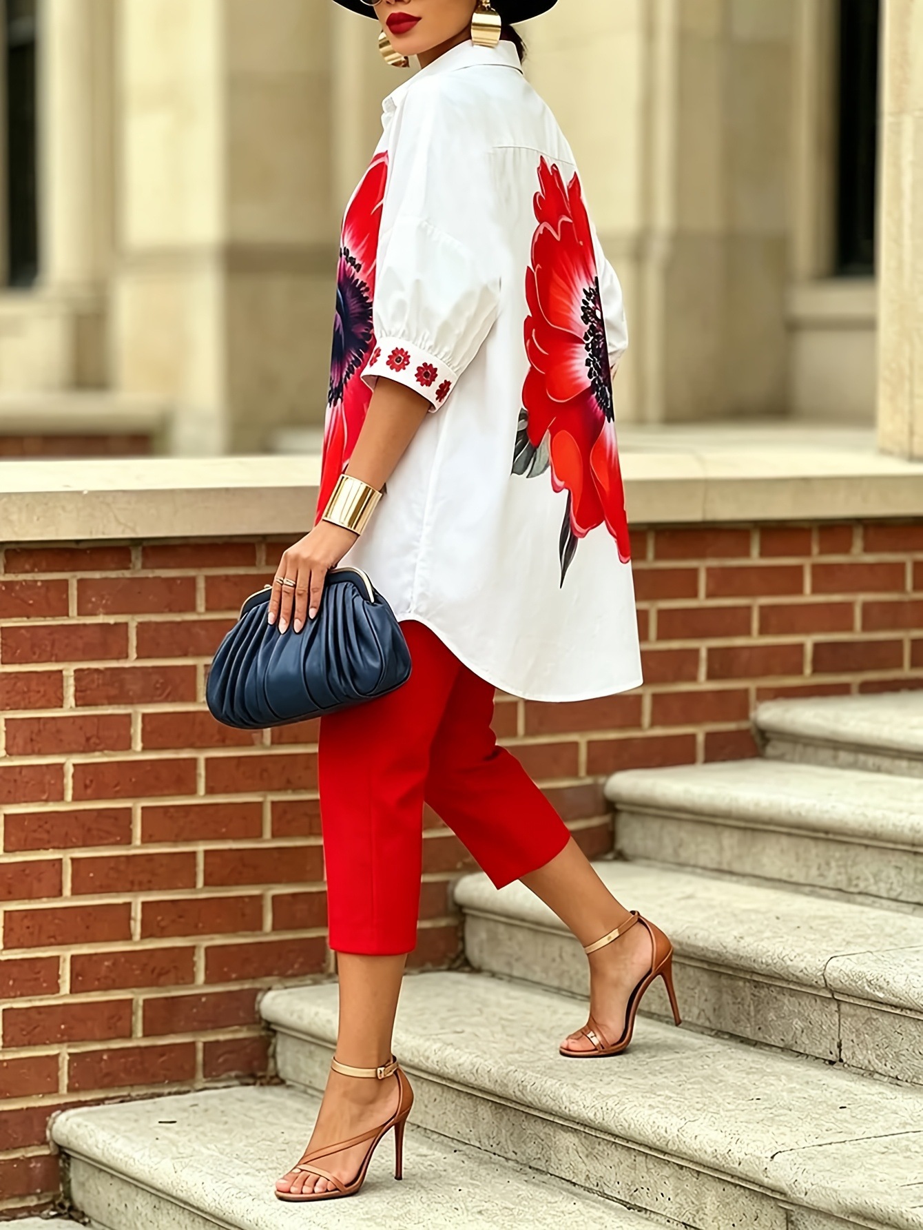 Vintage Women Floral Printed 2 - Winter Clothing Sale review and price