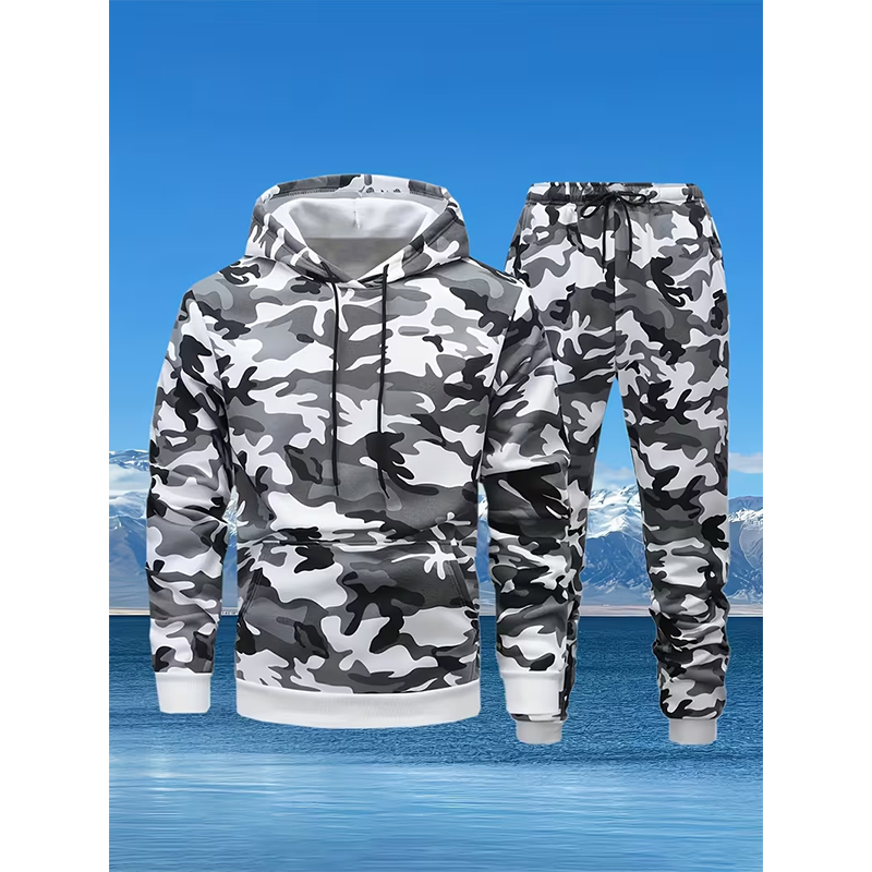 Autumn Camouflage 3D Print Hoo - Winter Clothing For Men review and price