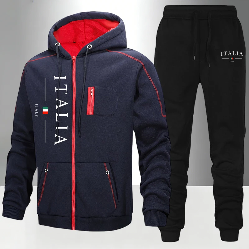 Men's Tracksuit Print Casual H - Warm Winter Clothing review and price